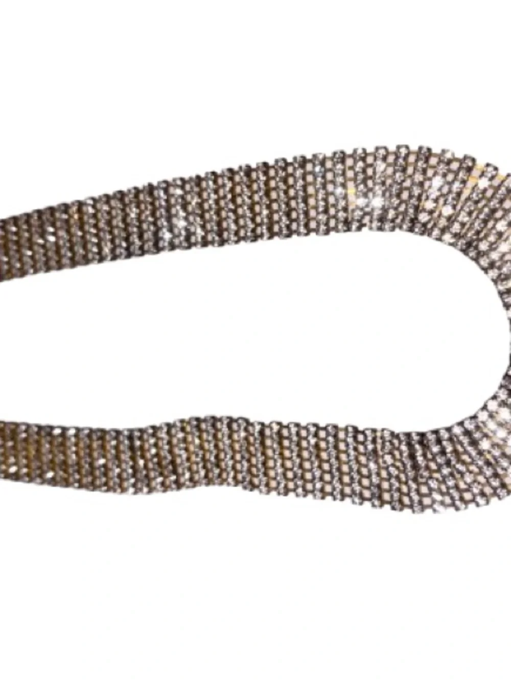 Gold style Rhinestone belt sparkle party 40”